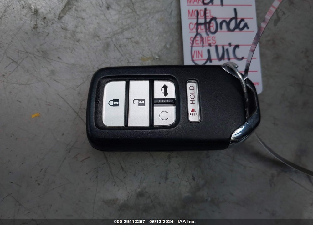 2021 HONDA CIVIC EX-L VIN: 19XFC1F73ME209564