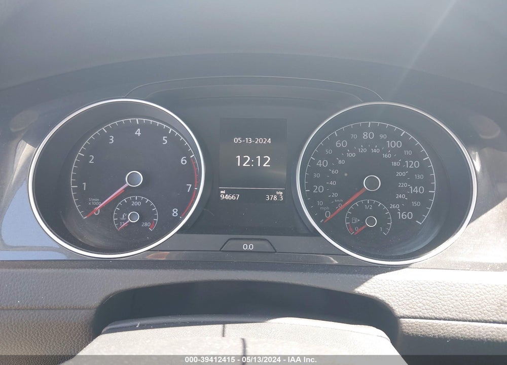 2019 VOLKSWAGEN GOLF SPORTWAGEN 1.8T S VIN: 3VW117AU7KM505204