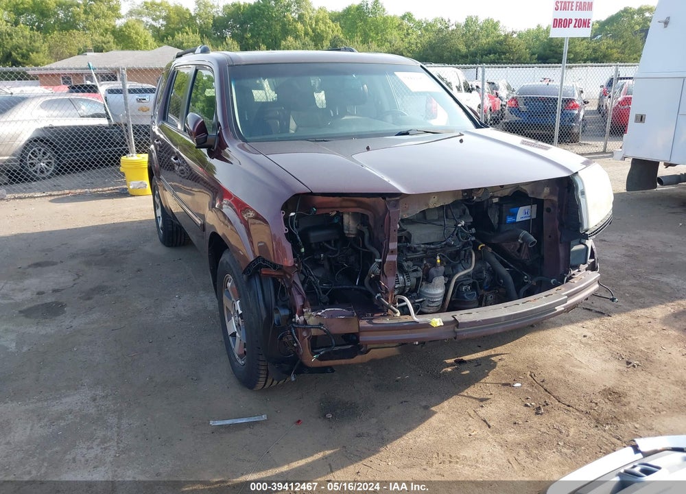 2009 HONDA PILOT TOURING VIN: 5FNYF48999B014554