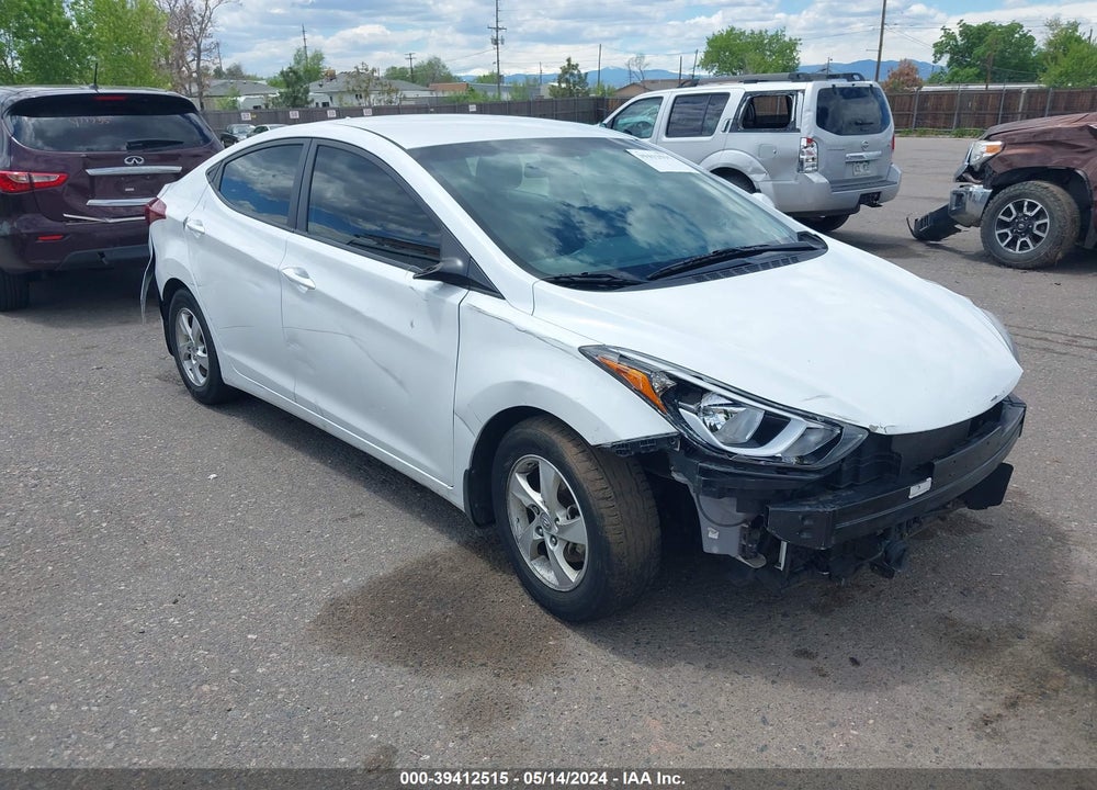 2015 HYUNDAI ELANTRA SE VIN: 5NPDH4AEXFH629904