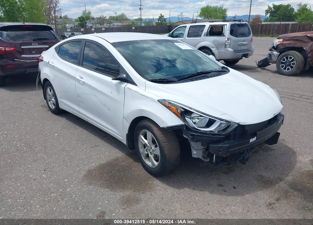 2015 HYUNDAI ELANTRA SE VIN: 5NPDH4AEXFH629904