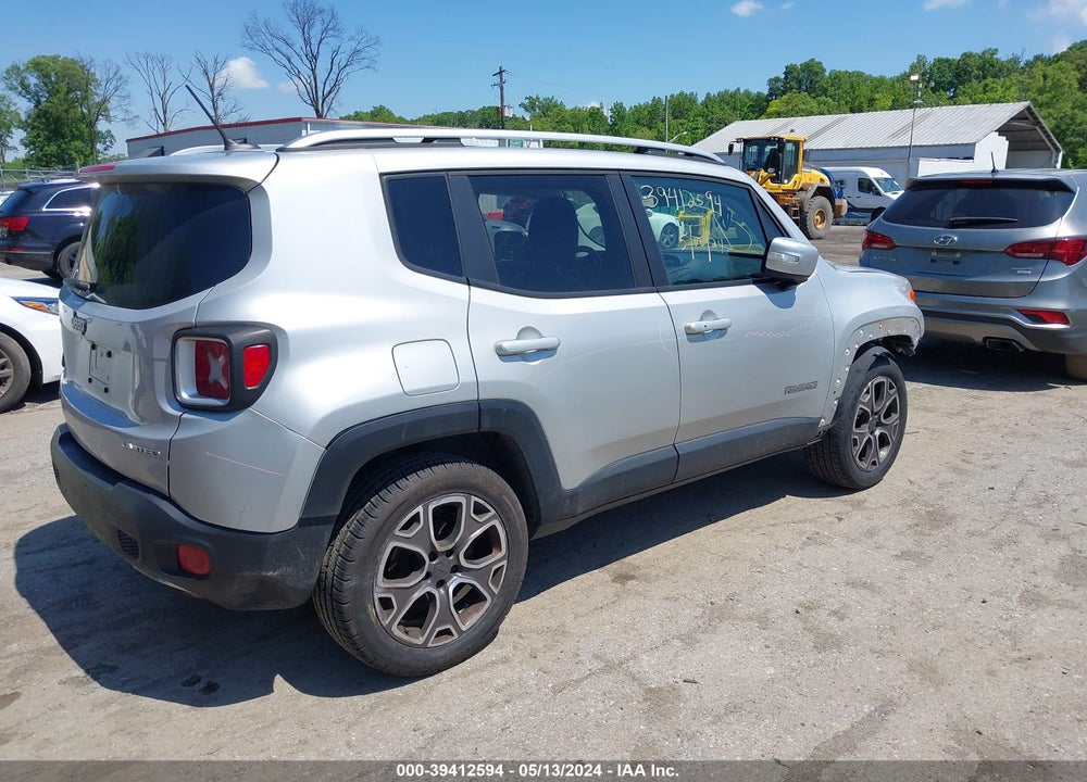 2015 JEEP RENEGADE LIMITED VIN: ZACCJBDT0FPC01118