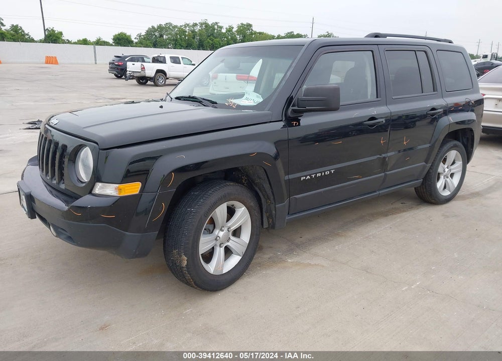 2014 JEEP PATRIOT LATITUDE VIN: 1C4NJRFB5ED784790