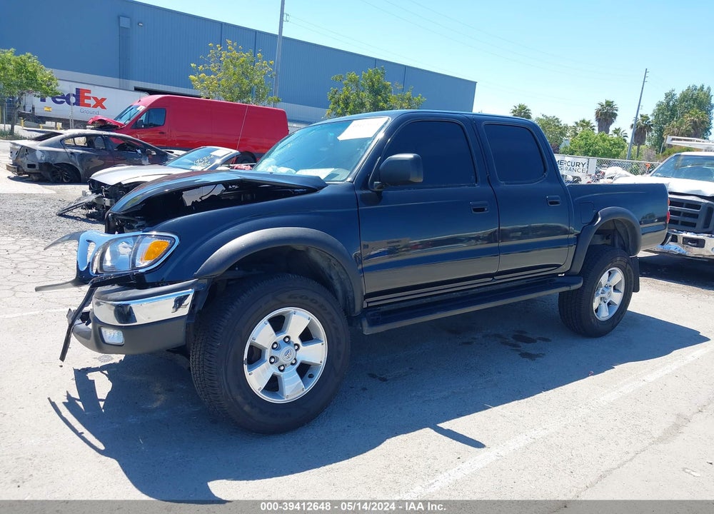 2002 TOYOTA TACOMA PRERUNNER V6 VIN: 5TEGN92N82Z887900