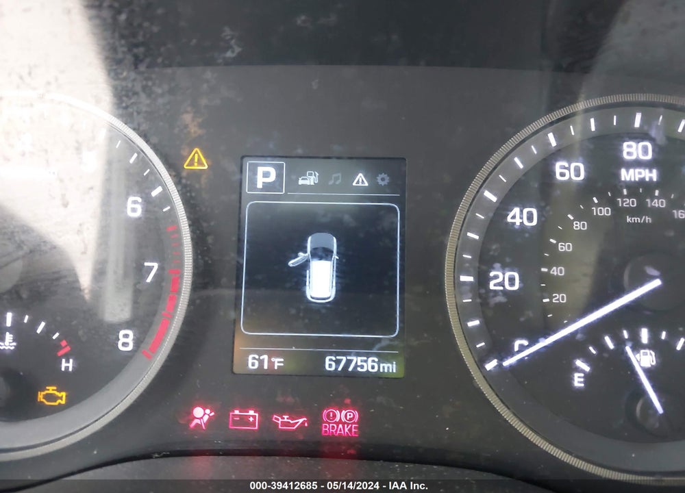 2016 HYUNDAI TUCSON SE VIN: KM8J33A4XGU238788