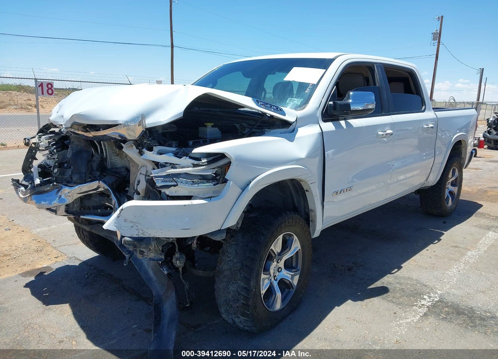 2019 RAM 1500 LAIE VIN: 1C6RREJT6KN801029