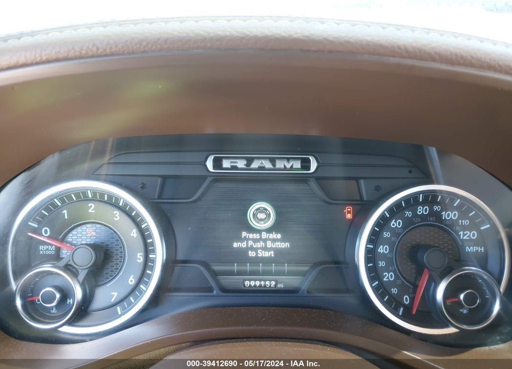 2019 RAM 1500 LAIE VIN: 1C6RREJT6KN801029
