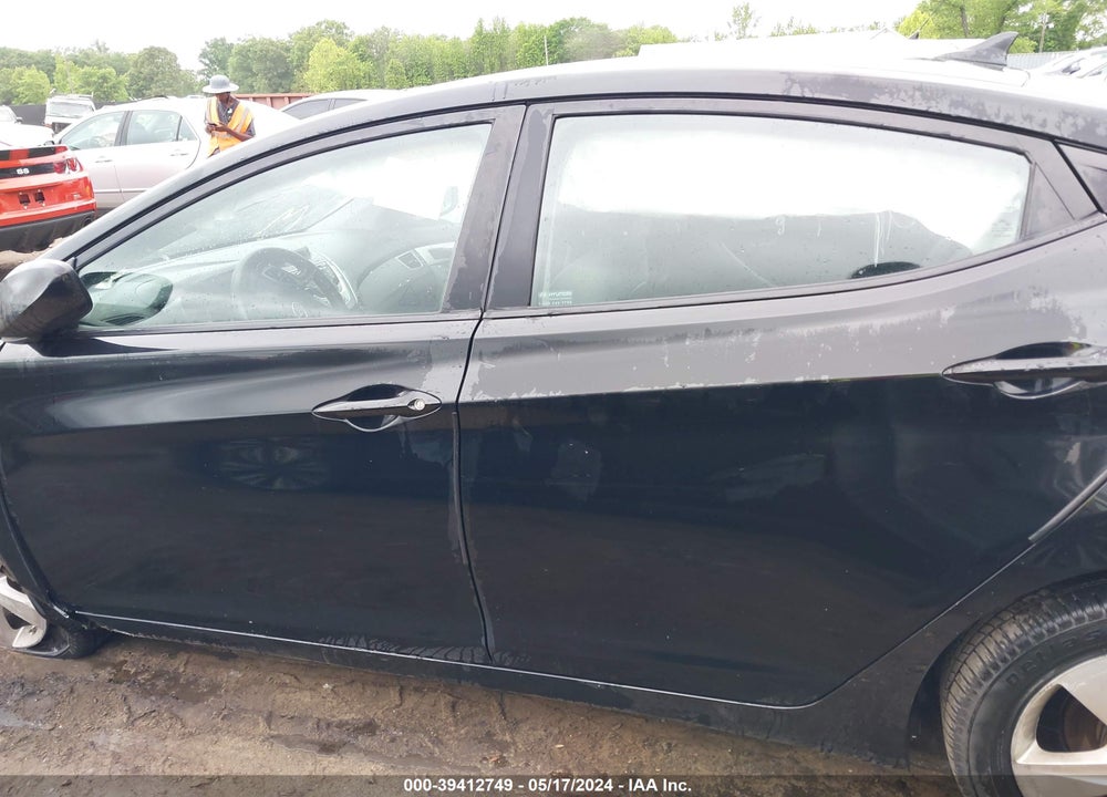 2012 HYUNDAI ELANTRA GLS VIN: 5NPDH4AE9CH126831