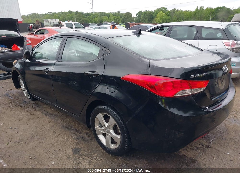 2012 HYUNDAI ELANTRA GLS VIN: 5NPDH4AE9CH126831
