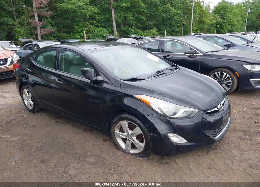 2012 HYUNDAI ELANTRA GLS VIN: 5NPDH4AE9CH126831