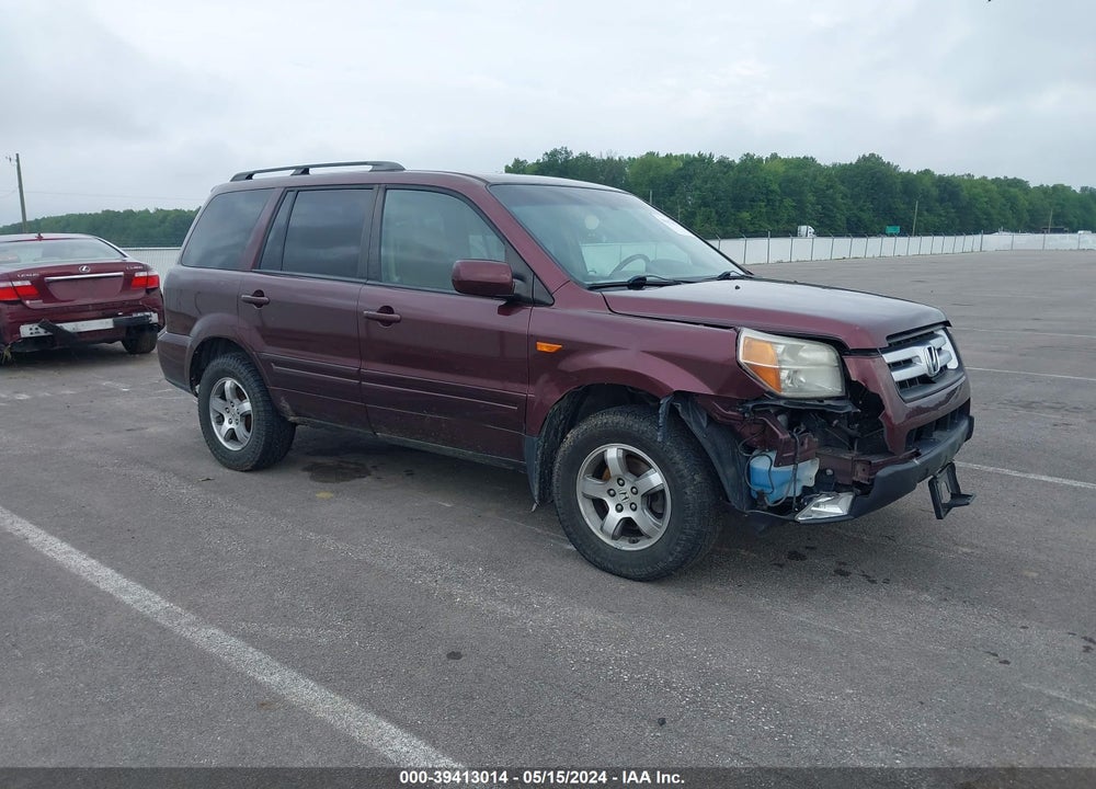 2007 HONDA PILOT EX-L VIN: 2HKYF18647H525771