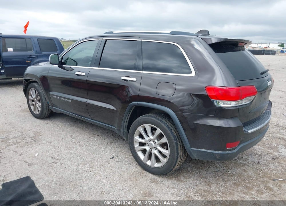 2017 JEEP GRAND CHEROKEE LIMITED 4X2 VIN: 1C4RJEBG9HC757078