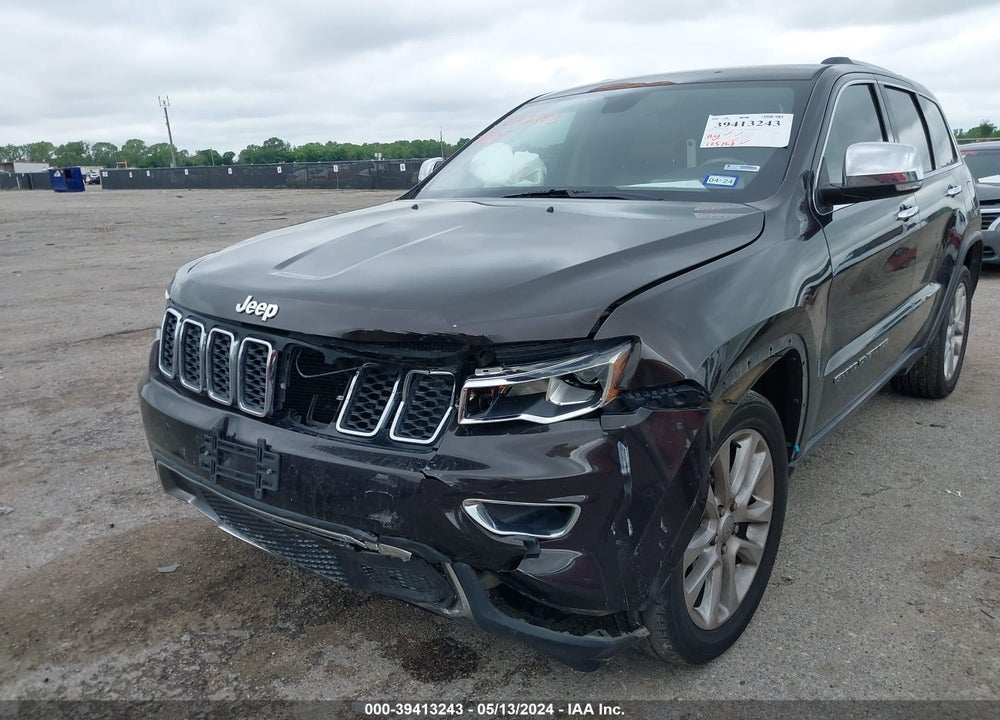 2017 JEEP GRAND CHEROKEE LIMITED 4X2 VIN: 1C4RJEBG9HC757078