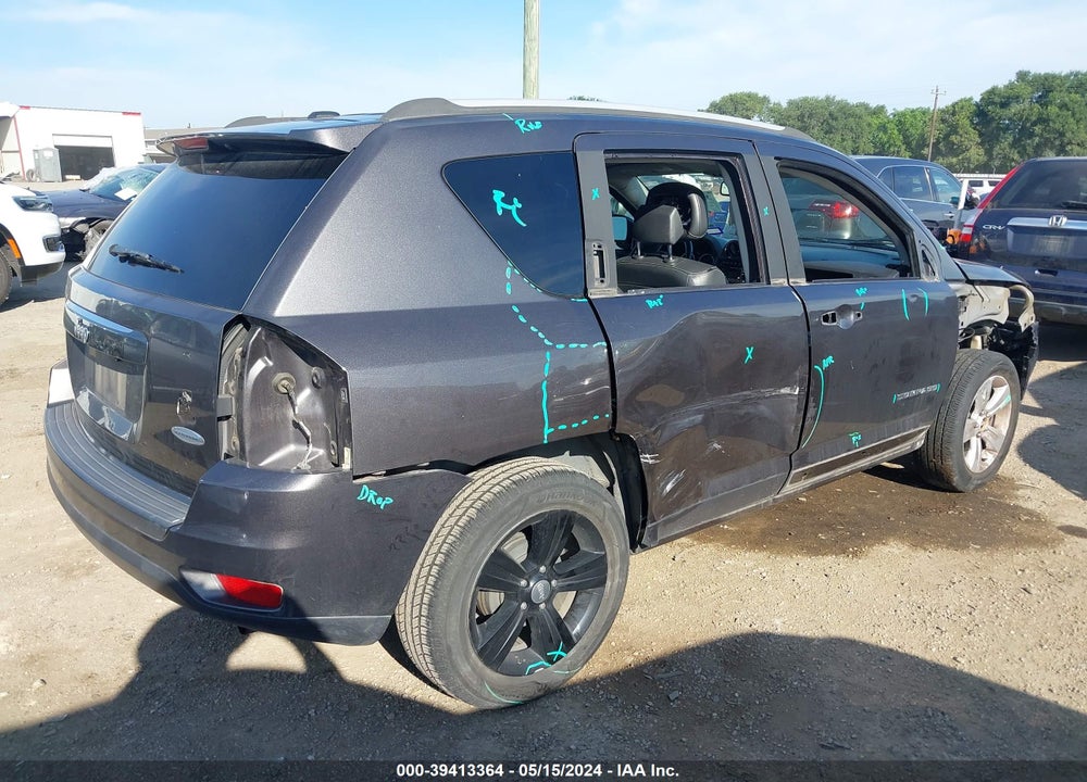 2016 JEEP COMPASS LATITUDE VIN: 1C4NJCEA8GD609149
