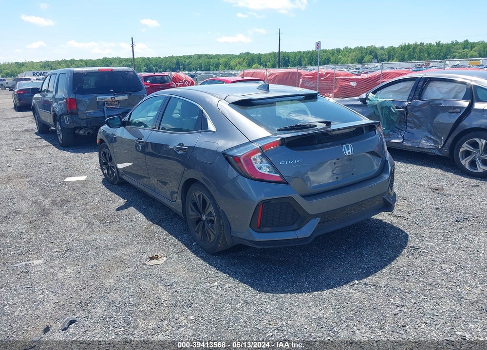 2018 HONDA CIVIC EX VIN: SHHFK7H5XJU425496