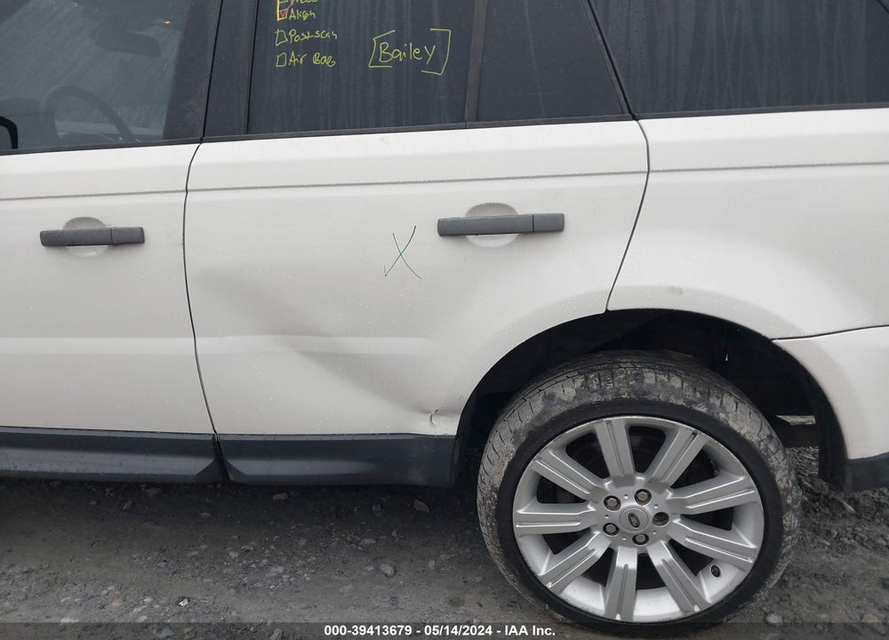2009 LAND ROVER RANGE ROVER SPORT SUPERCHARGED VIN: SALSH23479A196210