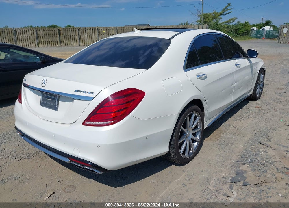 2014 MERCEDES-BENZ S 63 AMG 4MATIC VIN: WDDUG7JBXEA020155