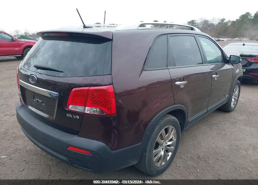2011 KIA SORENTO EX V6 VIN: 5XYKUDA21BG116356