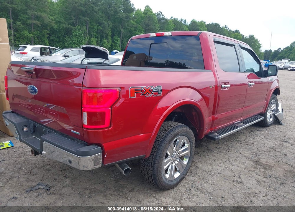 2019 FORD F-150 LARIAT VIN: 1FTEW1E48KFC54027