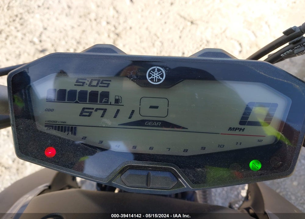 2016 YAMAHA FZ07 VIN: JYARM06E1GA010129
