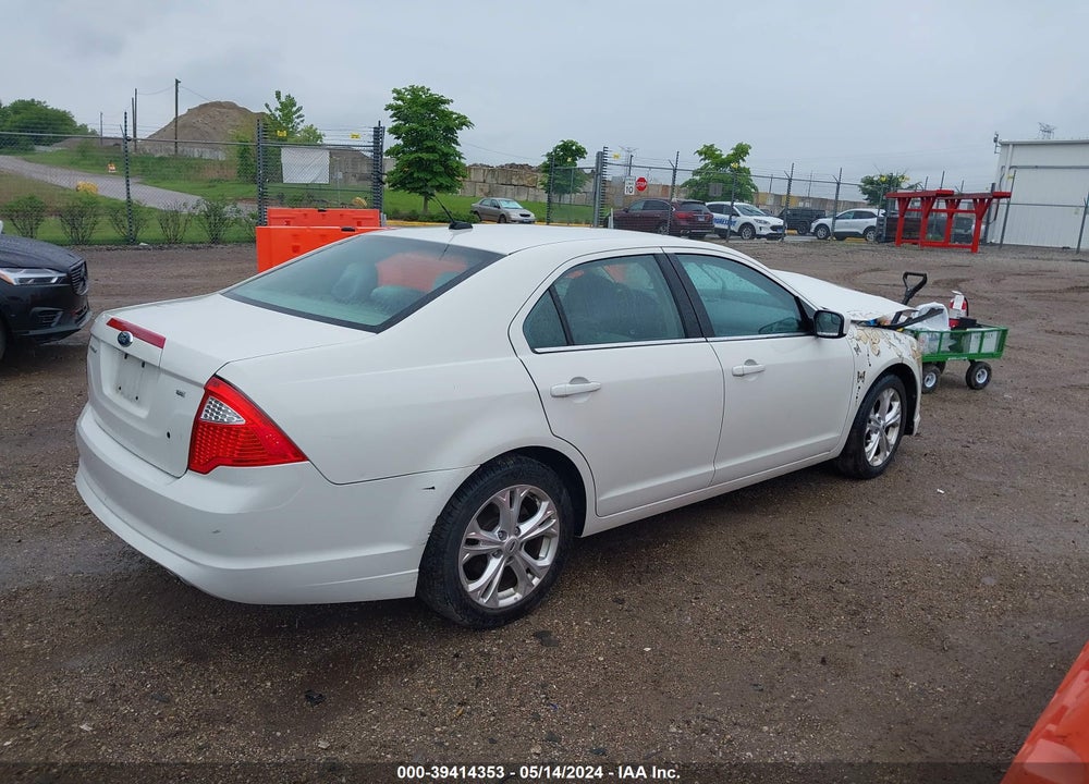 2012 FORD FUSION SE VIN: 3FAHP0HA0CR382536