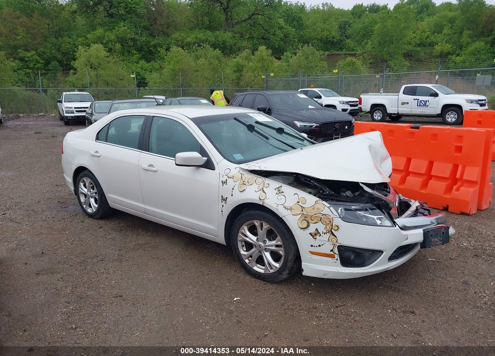 2012 FORD FUSION SE VIN: 3FAHP0HA0CR382536