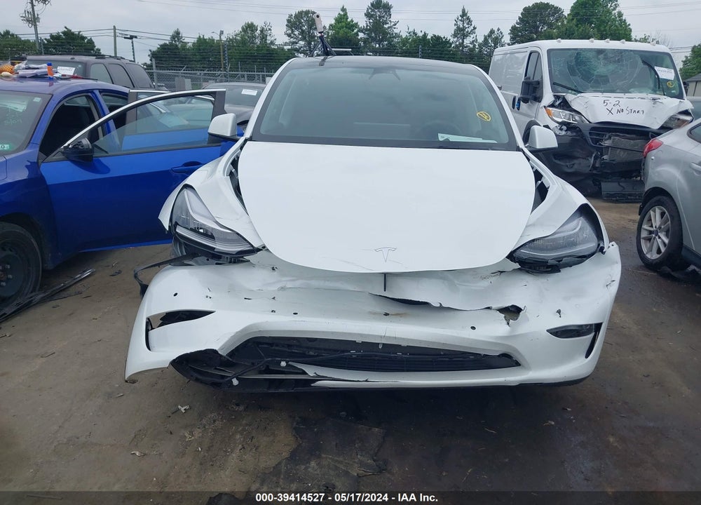 2021 TESLA MODEL Y LONG RANGE DUAL MOTOR ALL-WHEEL DRIVE VIN: 5YJYGDEE8MF233108