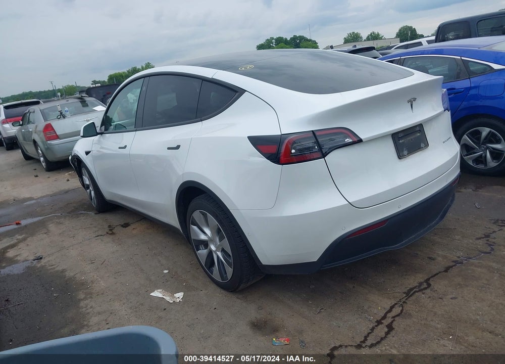 2021 TESLA MODEL Y LONG RANGE DUAL MOTOR ALL-WHEEL DRIVE VIN: 5YJYGDEE8MF233108