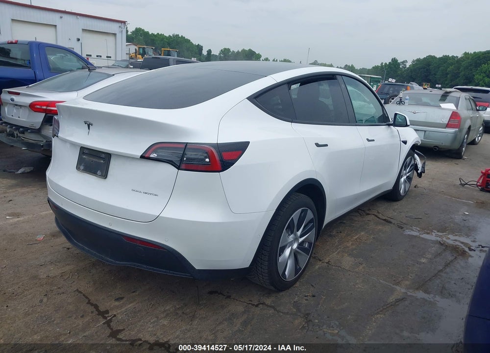 2021 TESLA MODEL Y LONG RANGE DUAL MOTOR ALL-WHEEL DRIVE VIN: 5YJYGDEE8MF233108