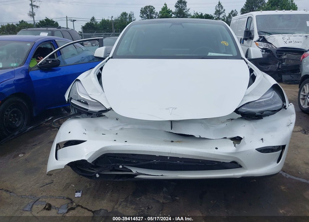 2021 TESLA MODEL Y LONG RANGE DUAL MOTOR ALL-WHEEL DRIVE VIN: 5YJYGDEE8MF233108