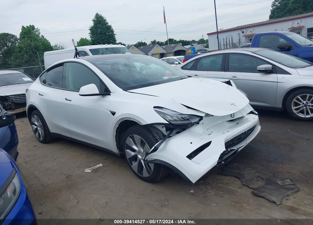2021 TESLA MODEL Y LONG RANGE DUAL MOTOR ALL-WHEEL DRIVE VIN: 5YJYGDEE8MF233108