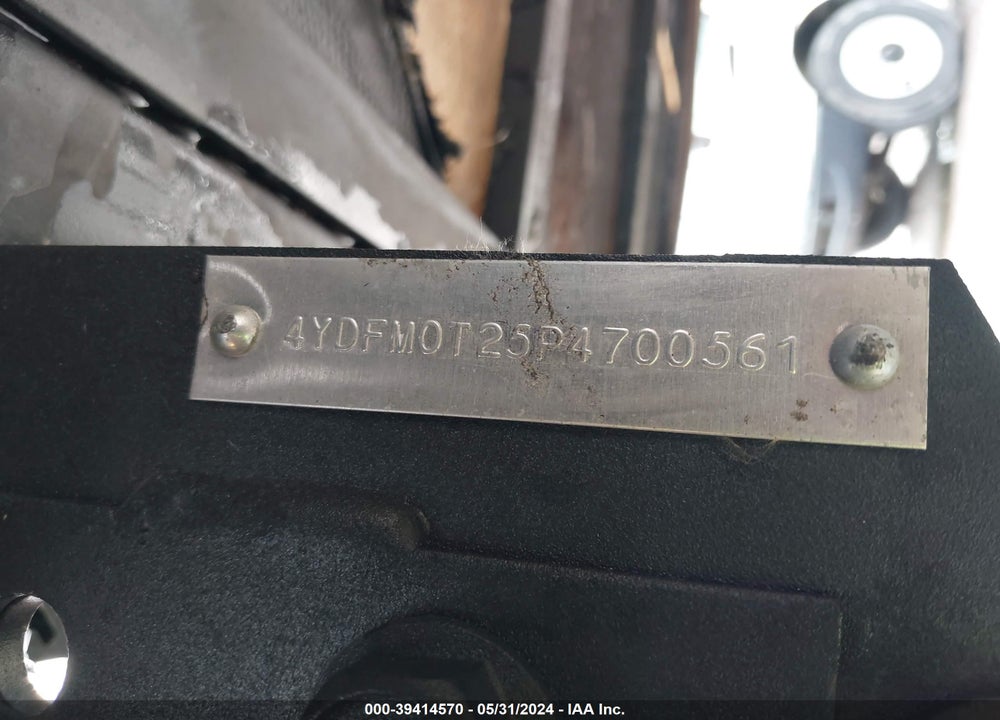 2023 KEYSTONE RV OTHER VIN: 4YDFM0T25P4700561