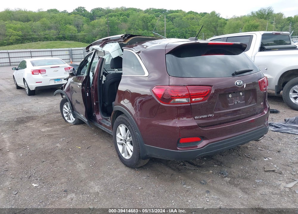 2019 KIA SORENTO 2.4L LX VIN: 5XYPG4A35KG436379