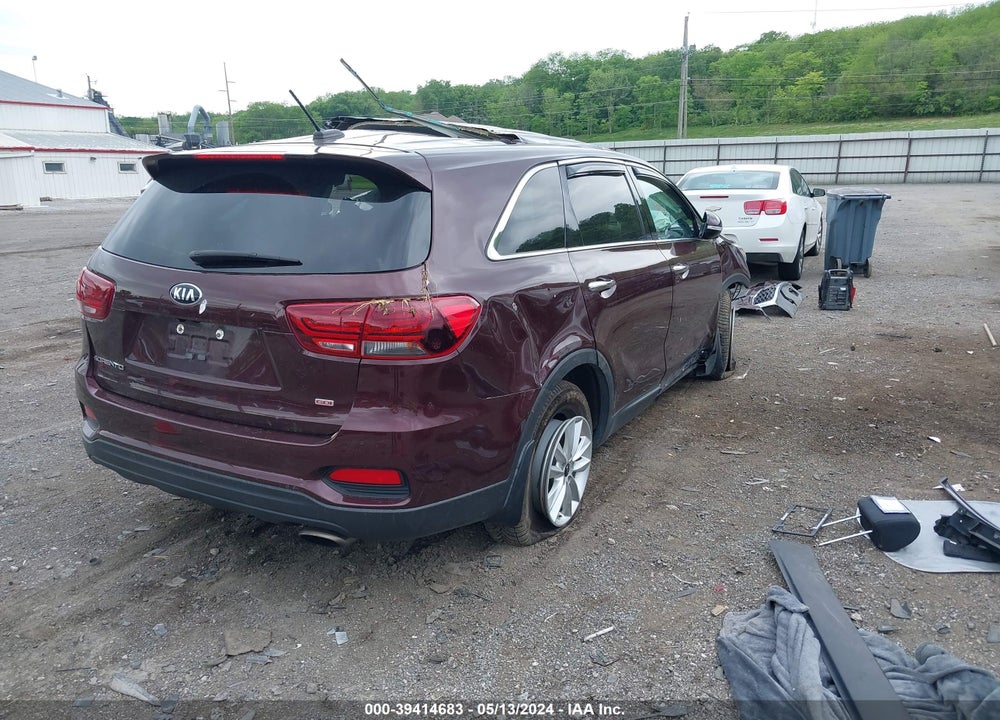 2019 KIA SORENTO 2.4L LX VIN: 5XYPG4A35KG436379