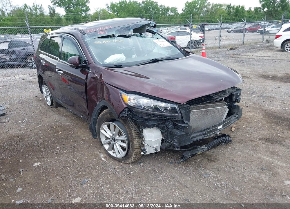 2019 KIA SORENTO 2.4L LX VIN: 5XYPG4A35KG436379
