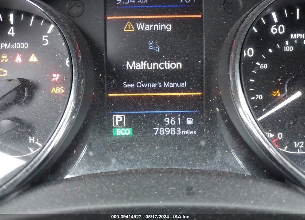 2019 NISSAN ROGUE SL VIN: 5N1AT2MT5KC702338