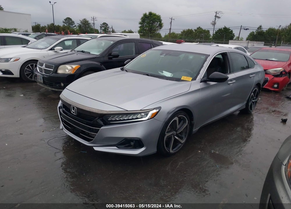 2022 HONDA ACCORD SPORT VIN: 1HGCV1F39NA100610