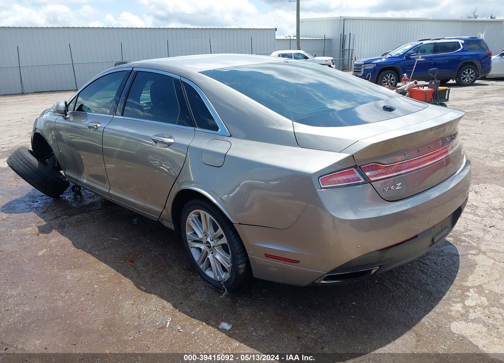 2016 LINCOLN MKZ VIN: 3LN6L2J92GR611566