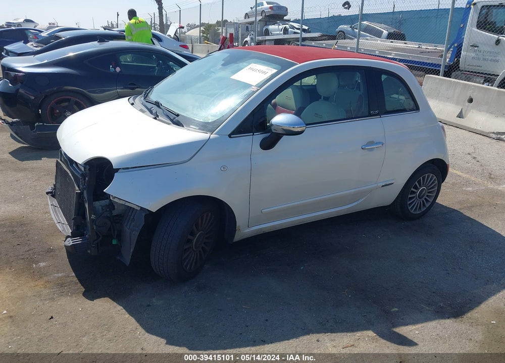 2013 FIAT 500C LOUNGE VIN: 3C3CFFER1DT678047