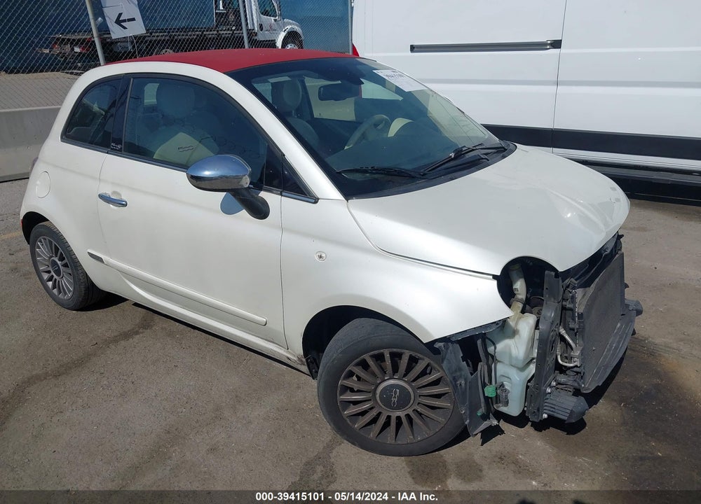 2013 FIAT 500C LOUNGE VIN: 3C3CFFER1DT678047