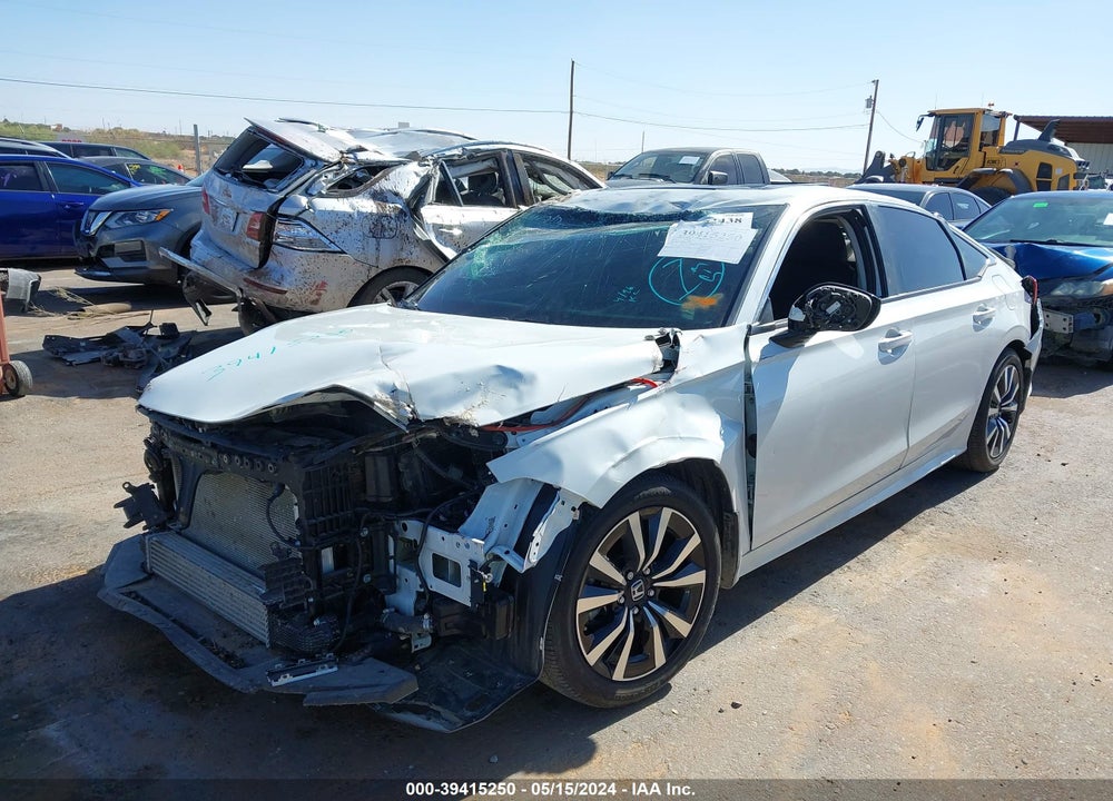 2022 HONDA CIVIC EX VIN: 2HGFE1F72NH329020