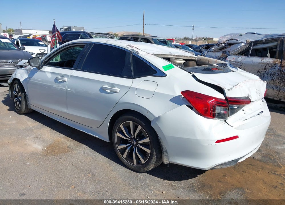 2022 HONDA CIVIC EX VIN: 2HGFE1F72NH329020