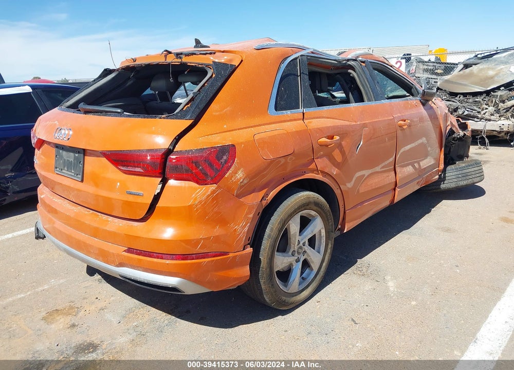 2021 AUDI Q3 PREMIUM 40 TFSI QUATTRO TIPTRONIC VIN: WA1AUCF33M1134197