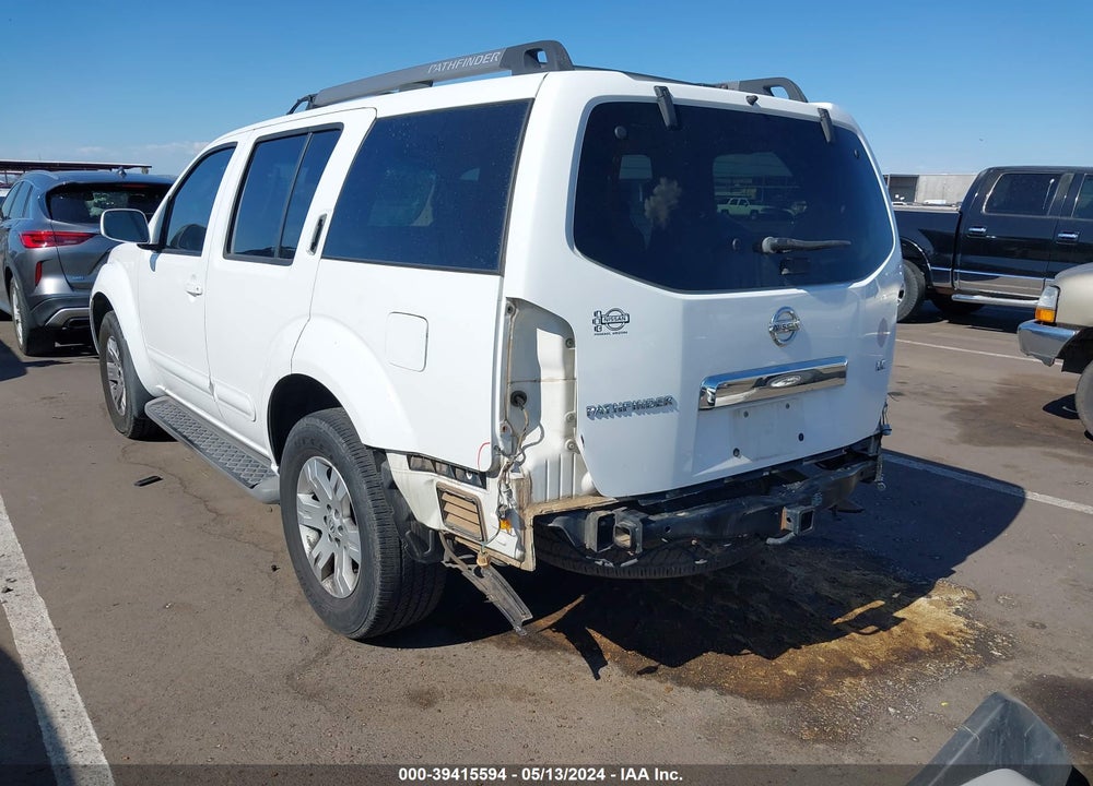 2005 NISSAN PATHFINDER LE VIN: 5N1AR18W05C713393