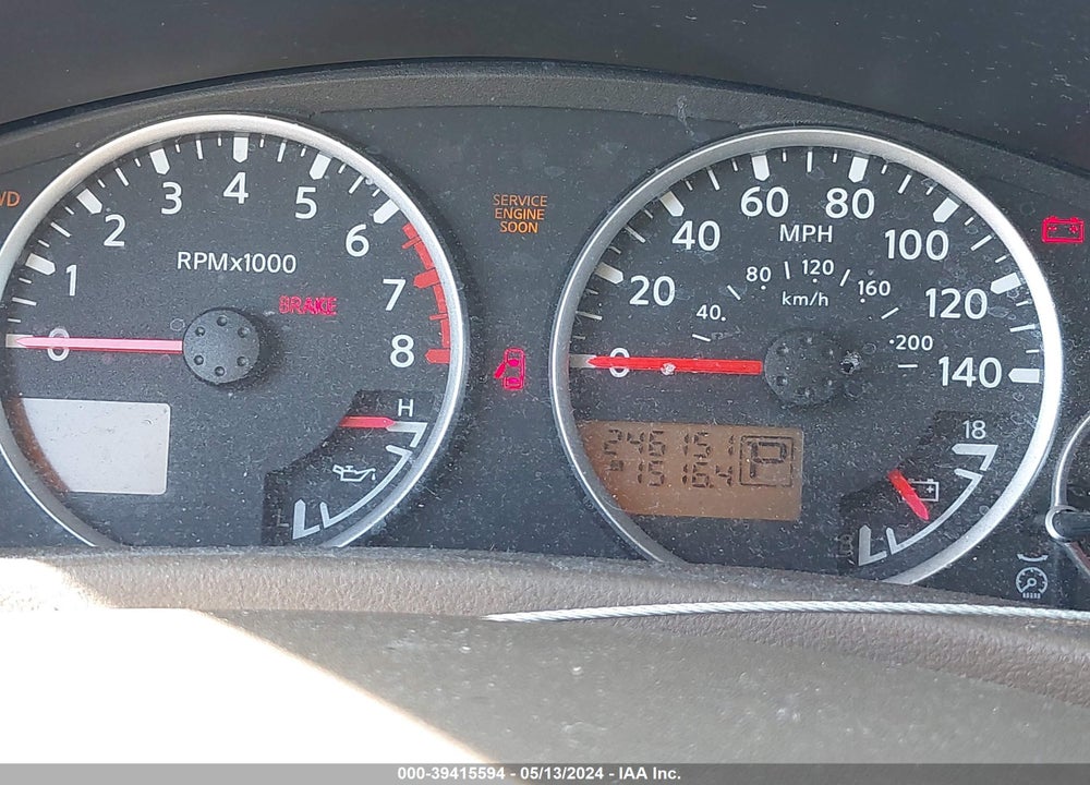 2005 NISSAN PATHFINDER LE VIN: 5N1AR18W05C713393