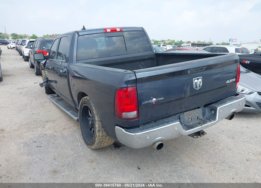 2017 RAM 1500 LONE STAR SILVER 4X4 5'7 BOX VIN: 1C6RR7LMXHS880474