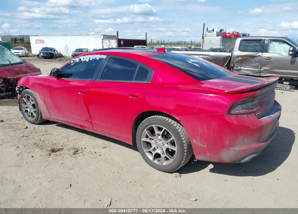 2016 DODGE CHARGER SXT VIN: 2C3CDXJG5GH216295