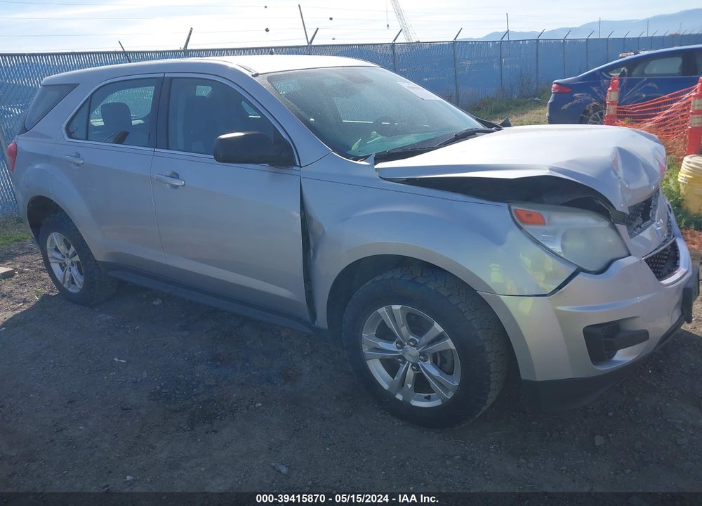 2013 CHEVROLET EQUINOX LS VIN: 2GNFLCEK8D6390993