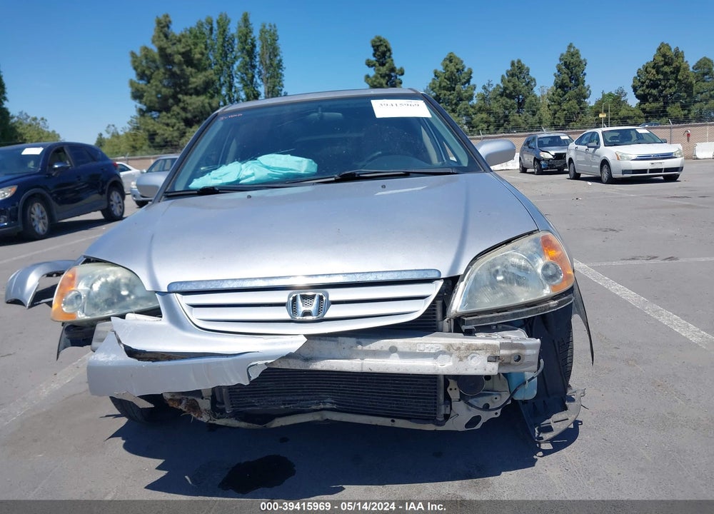 2002 HONDA CIVIC EX VIN: 1HGES26772L078908