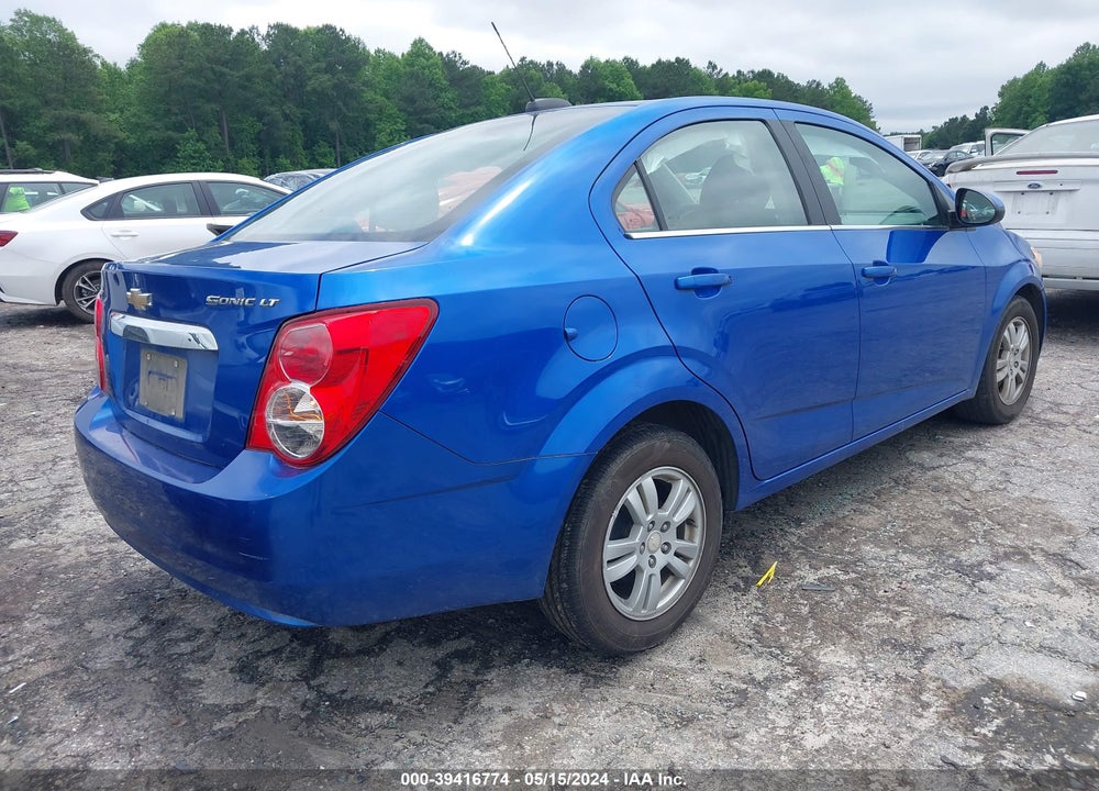 2016 CHEVROLET SONIC LT AUTO VIN: 1G1JC5SH7G4136410